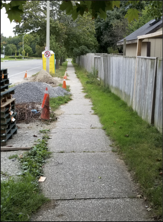 Using LiDAR to Map Sidewalk Encroachment